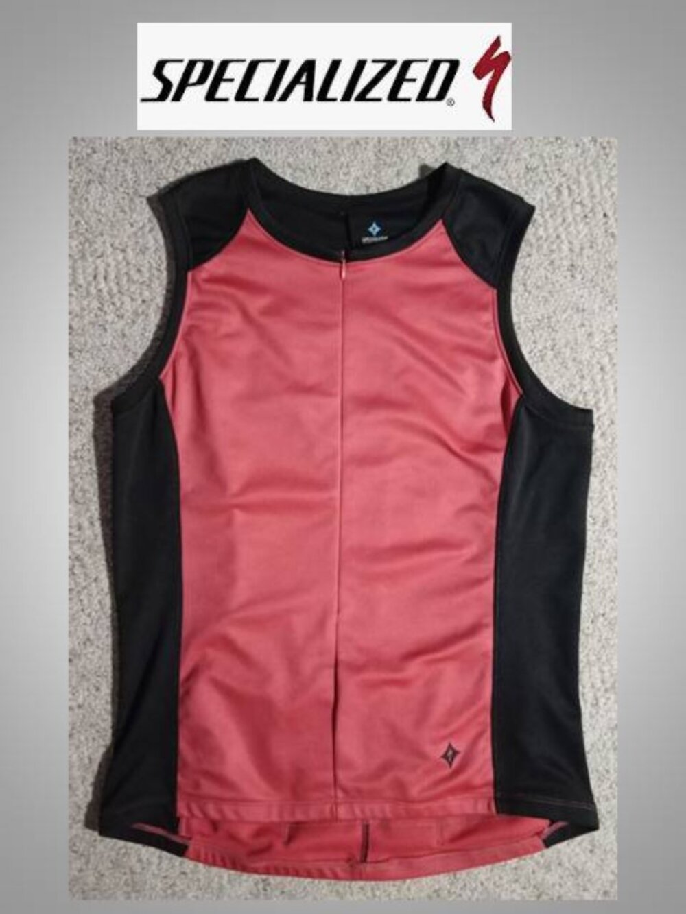 Specialized bicycle jersey shirt women's large cycling biking 01 red-orange